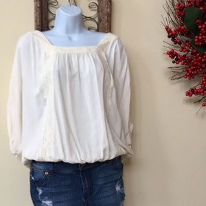 Wrapper Ivory boho top